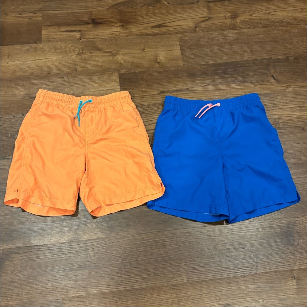 Old Navy Kids Swim Trunks - Orange and Blue